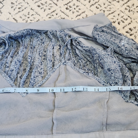 Shona Joy Francesca High Neck Balloon Sleeve Open Back Tie Crop Top Blouse 2 - Picture 16 of 16